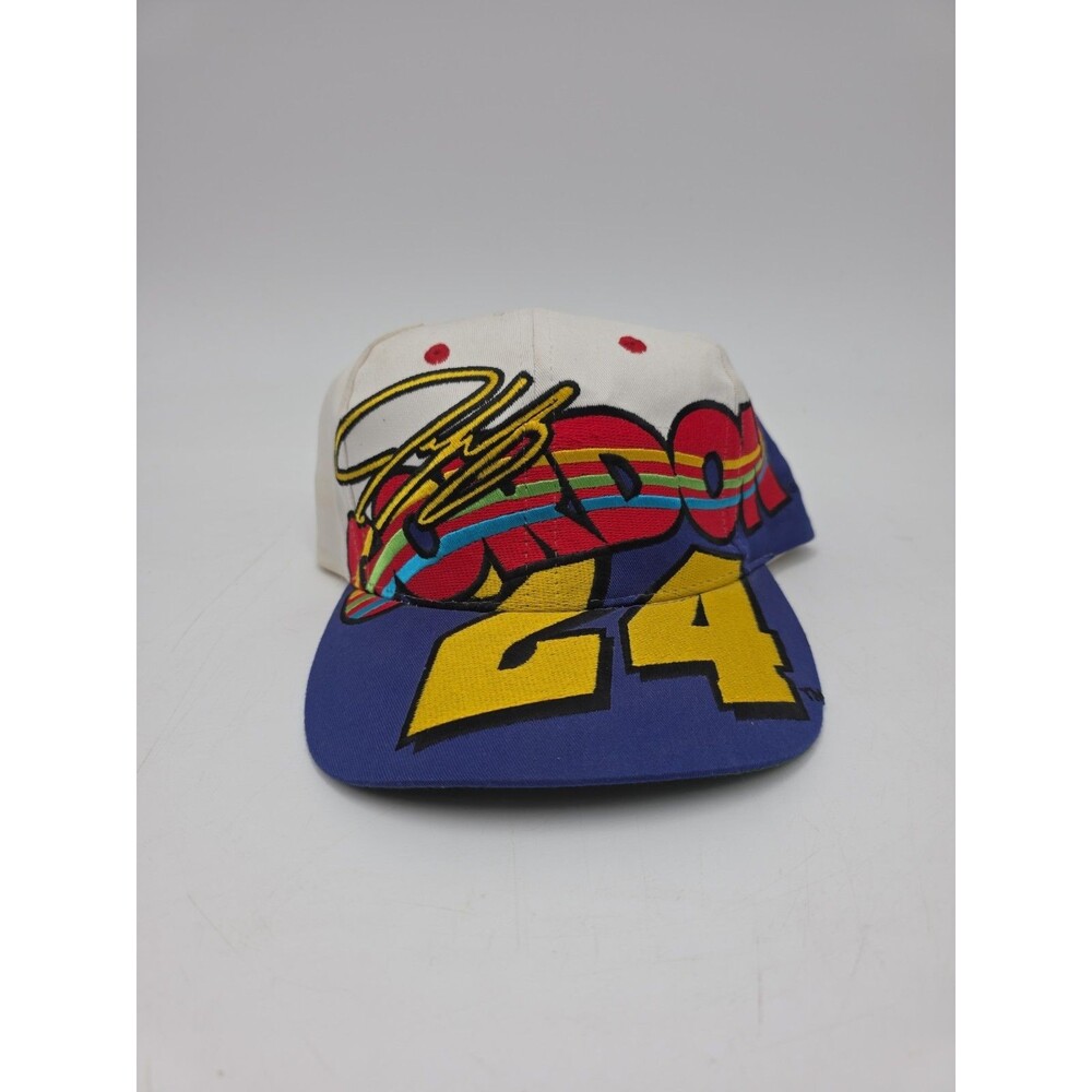 Nascar Cafe Jeff Gordon #24 Nascar Snapback Hat Vintage 1997 Chase Authentics
